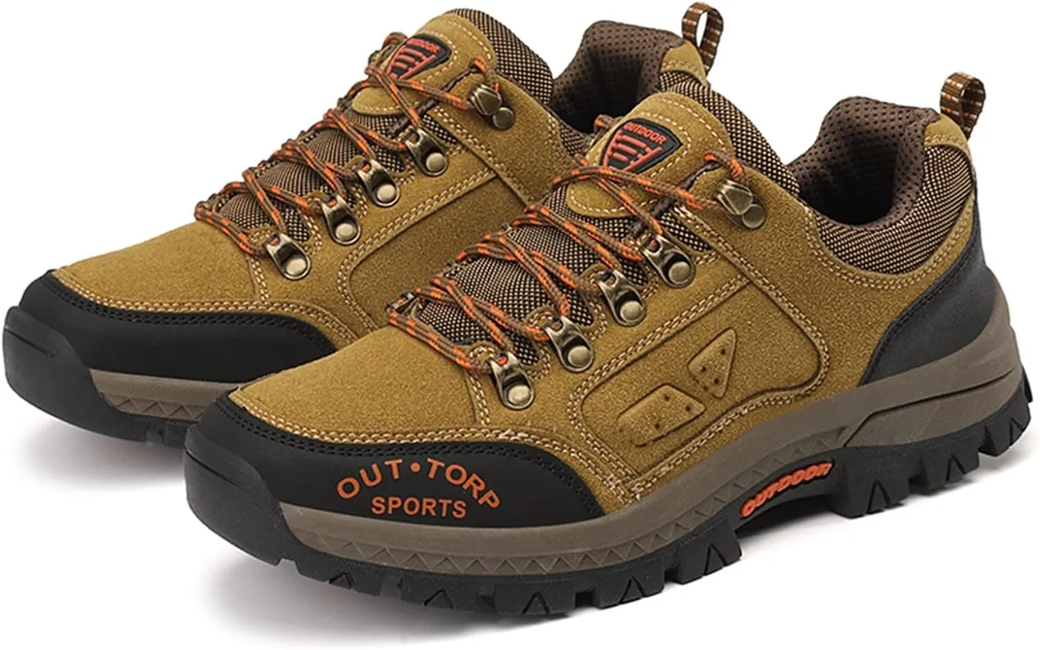 Fashion Four Seasons Men Hiking Shoes Flat Bottom Non Slip Lace Up Comfortable Classic Sneaker Men's