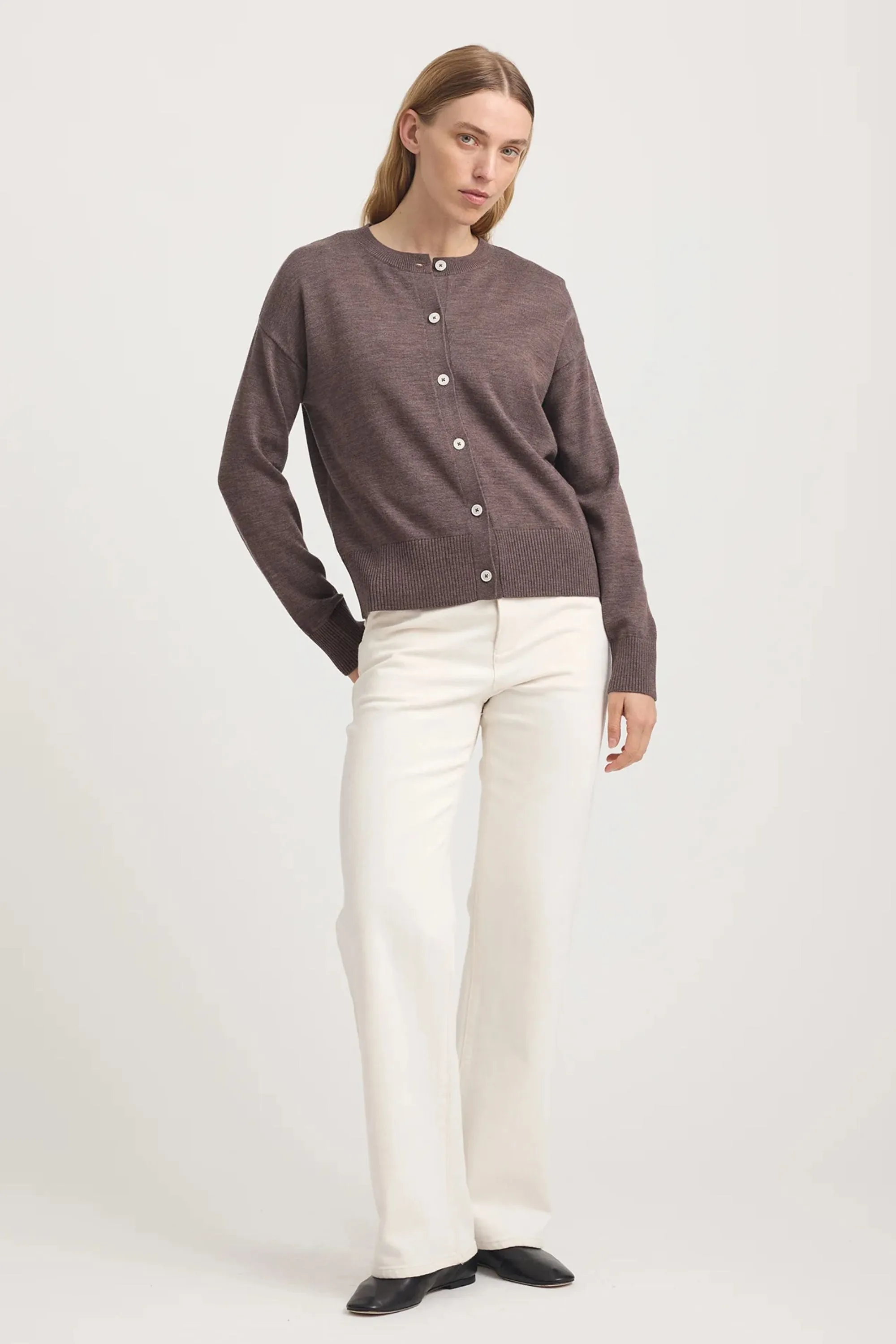 FINE KNIT CARDIGAN - 5117