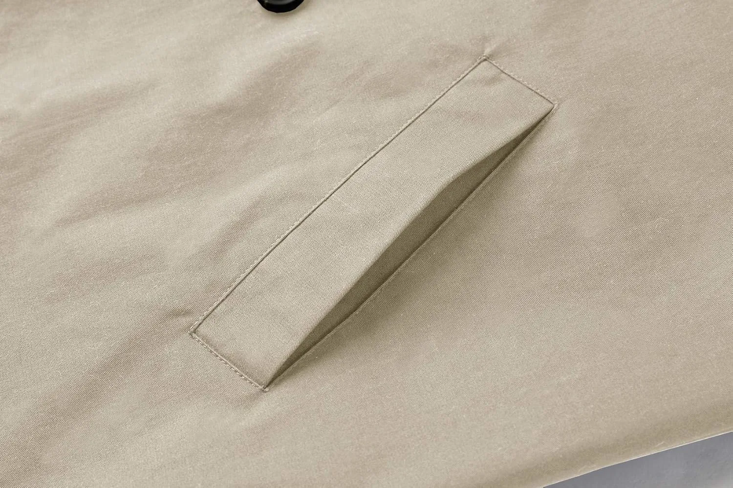 Gafeng Mens Double Breasted Trench Coat Notched Lapel Casual Slim Fit Long Windbreaker Overcoat