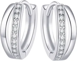 Gatuida Tiny Hoop Earrings for Women Minimalist Fashion Jewelry Threader Earrings Hoops