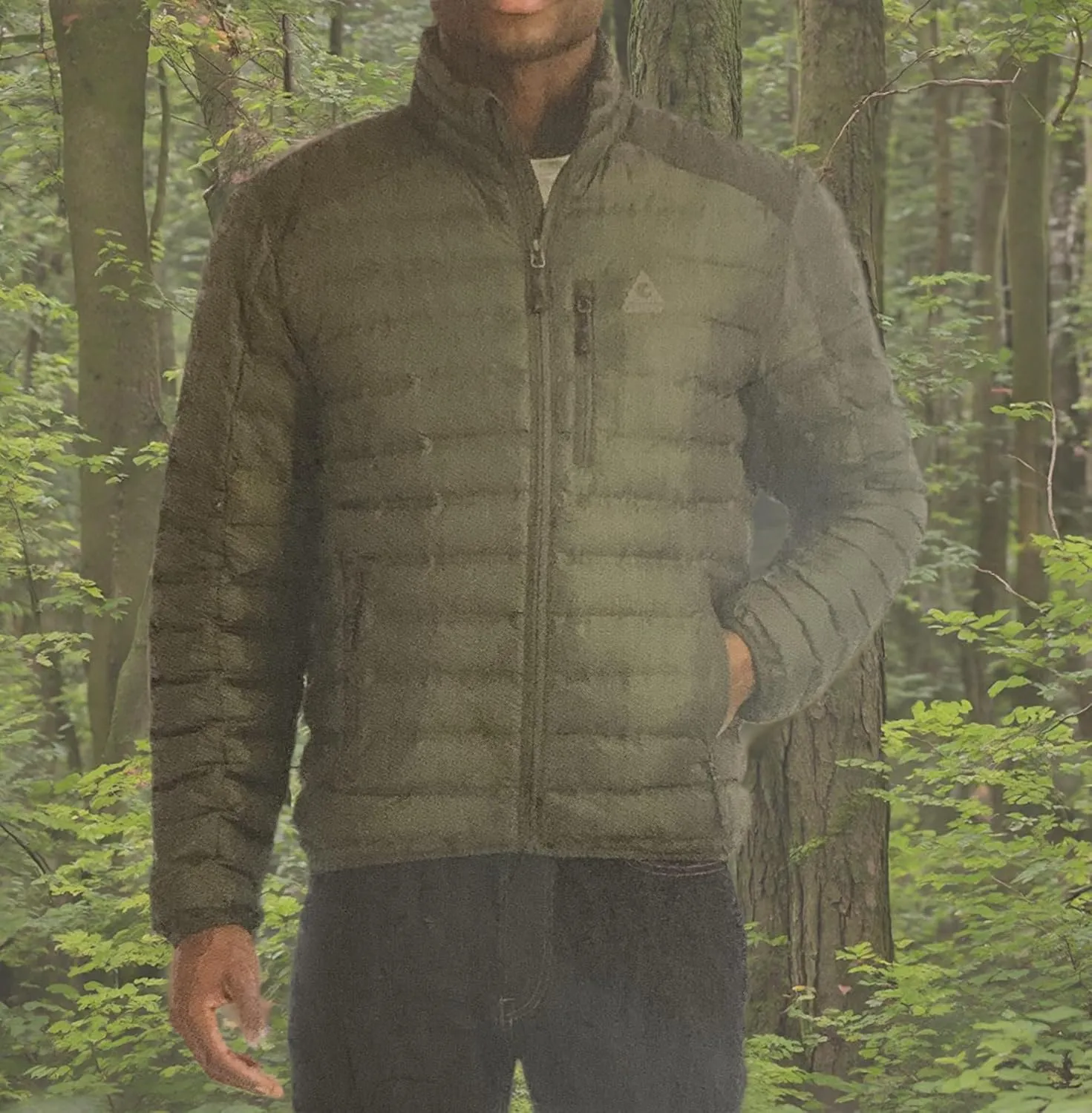 Gerry Men's Welded Insulated Lightweight Puffer Jacket