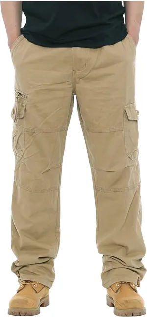 GOFULY Cargo Pants Mens Ripstop Stretch Baggy Sweatpants with Multi Pockets Y2K Hiking Pants Convertible Tall Pants Casual