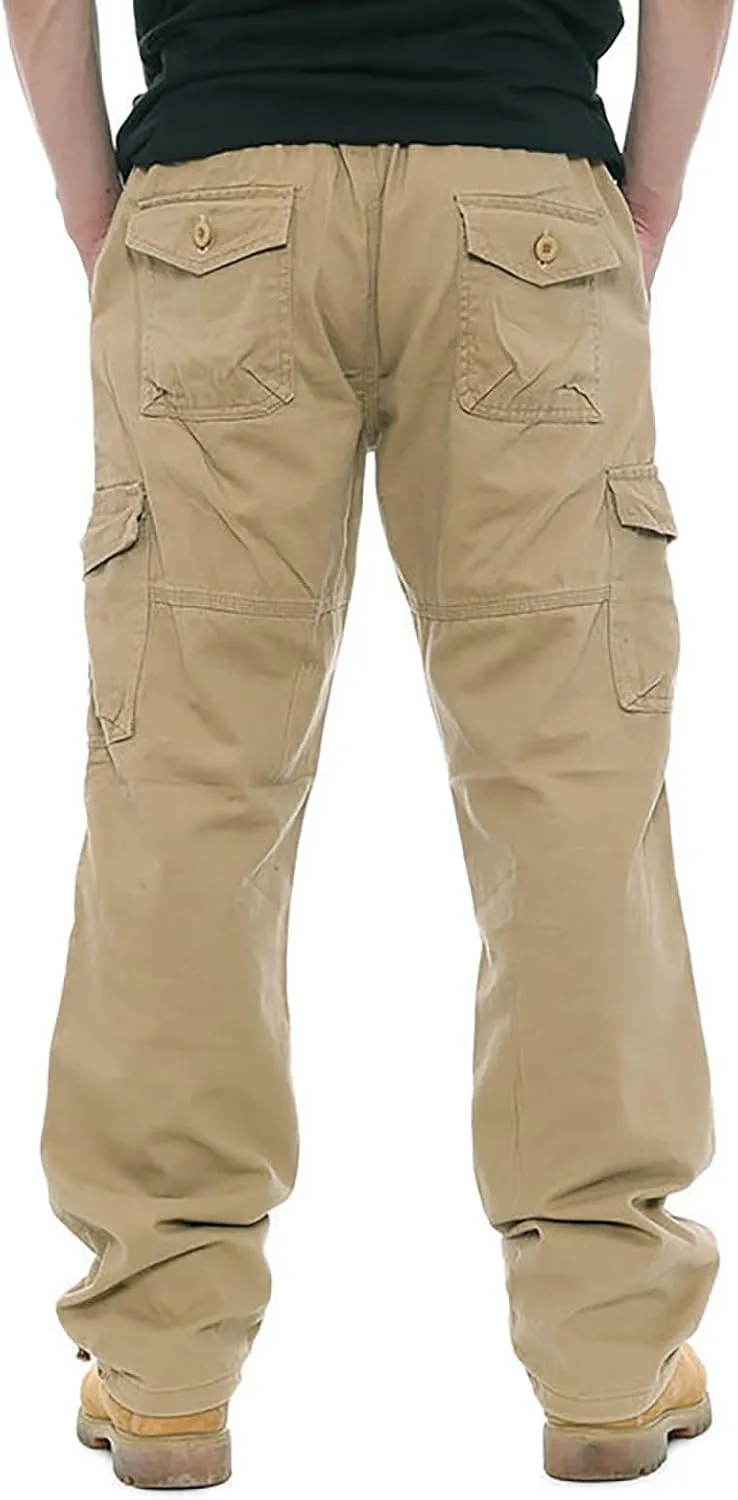 GOFULY Cargo Pants Mens Ripstop Stretch Baggy Sweatpants with Multi Pockets Y2K Hiking Pants Convertible Tall Pants Casual