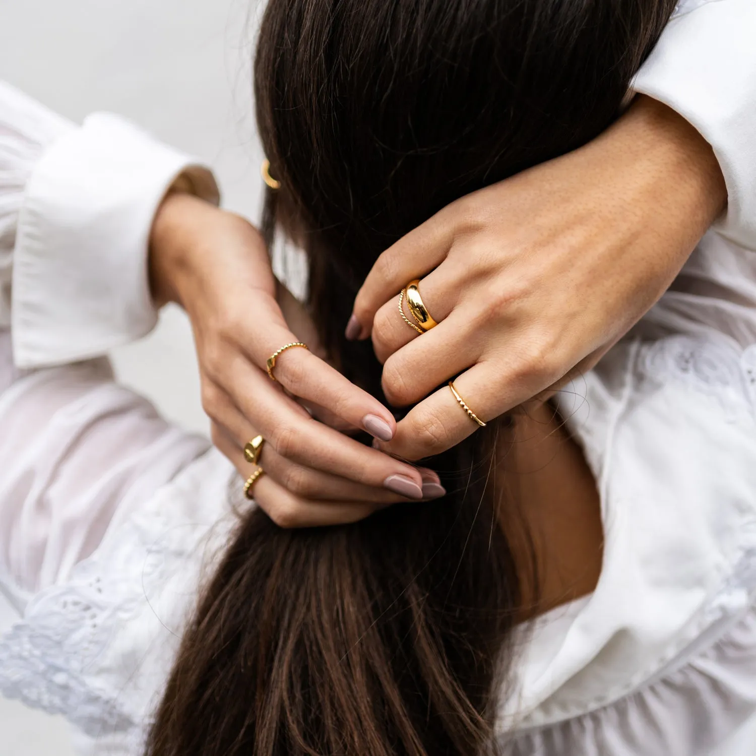 Gold Vermeil Babka Ring
