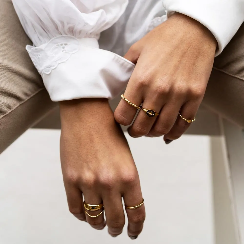 Gold Vermeil Babka Ring