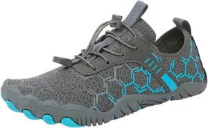 Grounded Footwear for Women Hike Barefoot Shoes Women Wide Toe Box Comfortable Water Shoes Lightweight Breathable Casual Hiking Sneakers Quick Dry Fashion Sneakers for Walking, Running, Gym Athletic