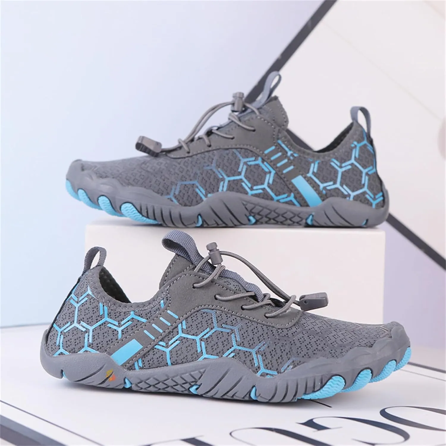 Grounded Footwear for Women Hike Barefoot Shoes Women Wide Toe Box Comfortable Water Shoes Lightweight Breathable Casual Hiking Sneakers Quick Dry Fashion Sneakers for Walking, Running, Gym Athletic