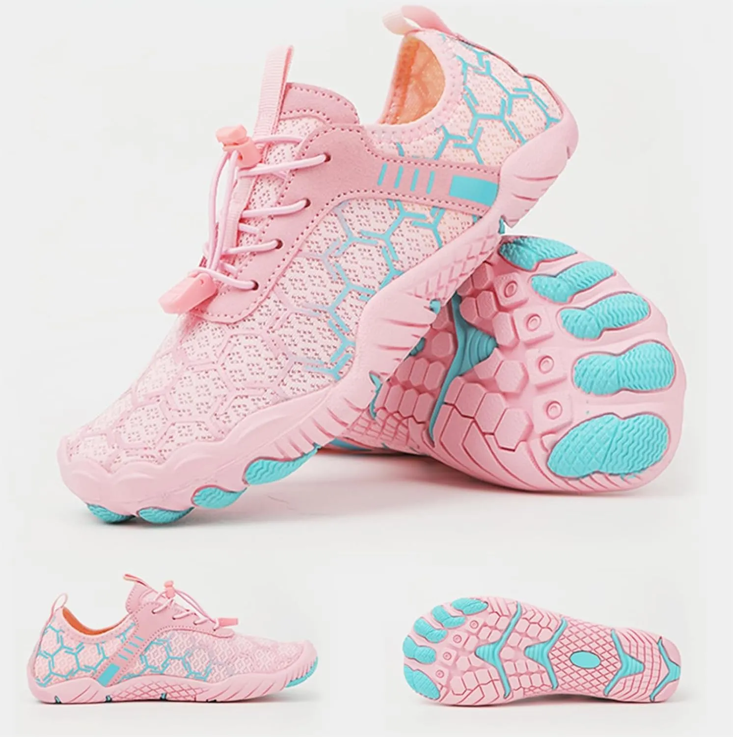 Grounded Footwear for Women Hike Barefoot Shoes Women Wide Toe Box Comfortable Water Shoes Lightweight Breathable Casual Hiking Sneakers Quick Dry Fashion Sneakers for Walking, Running, Gym Athletic