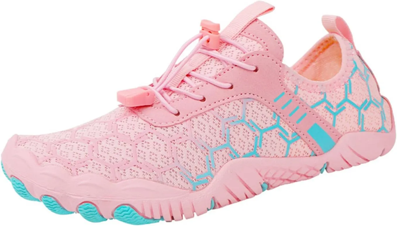 Grounded Footwear for Women Hike Barefoot Shoes Women Wide Toe Box Comfortable Water Shoes Lightweight Breathable Casual Hiking Sneakers Quick Dry Fashion Sneakers for Walking, Running, Gym Athletic