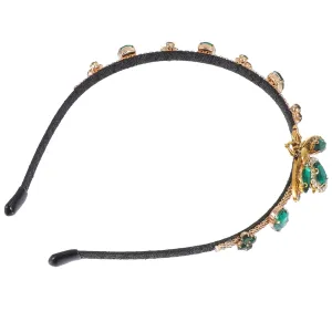 Happyyami 1Pc Chic Baroque Rhinestone Headband for Women Decorative Hair Accessory for Parties Weddings and Special Occasions Elegant Unique Design with Fine Craftsmanship