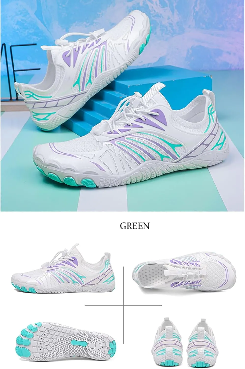 Hike Barefoot Shoes for Men Women Breathable Athletic Zero Drop Trail Walking Shoes with Wide Toe Box ealthy & Non-Slip Barefoot Shoe Running Sneakers Unisex