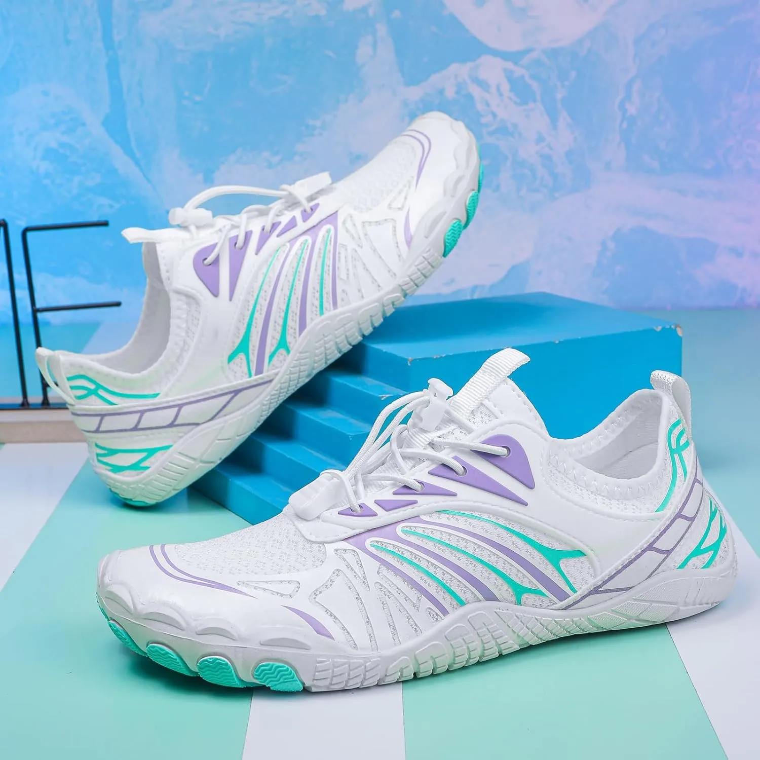 Hike Barefoot Shoes for Men Women Breathable Athletic Zero Drop Trail Walking Shoes with Wide Toe Box ealthy & Non-Slip Barefoot Shoe Running Sneakers Unisex