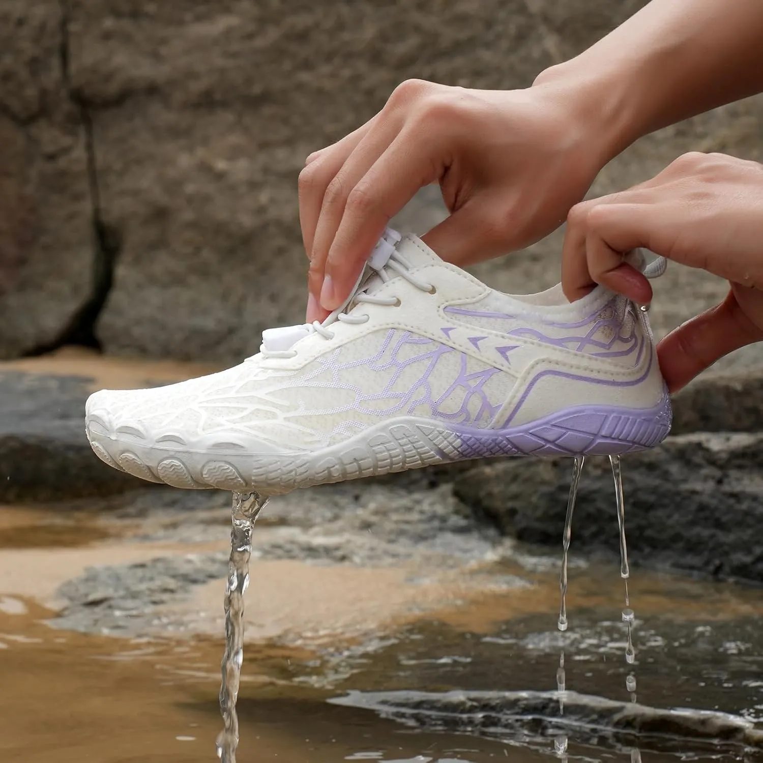 Hike Barefoot Shoes Women Men 2025 New Hike Shoes Footwear Barefoot Womens Mens Breathable & Non-Slip Athletic Wide Toe Water Shoes Unisex