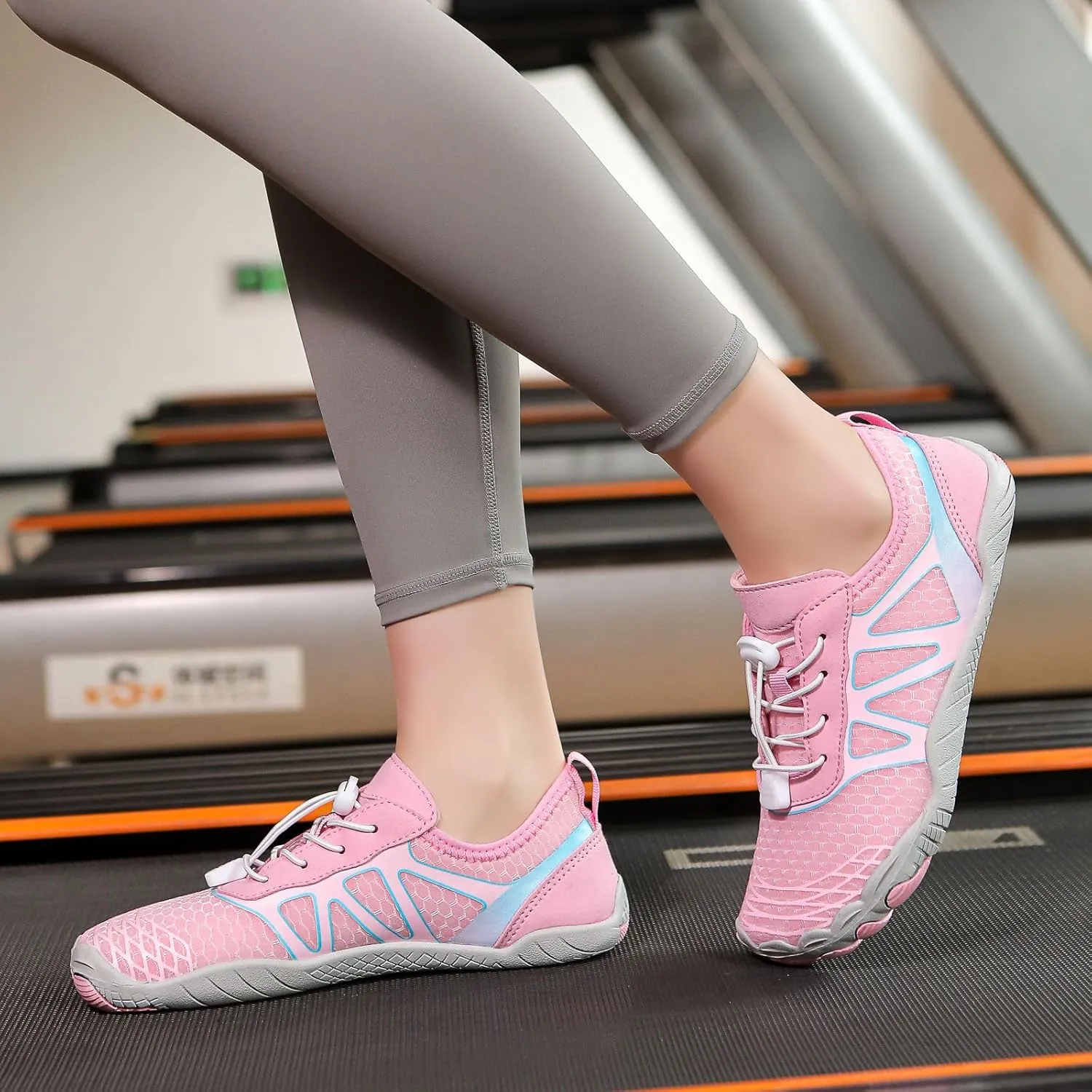 Hike Barefoot Shoes Women Wide Toe Box Walking Shoes Comfortable Breathable Sneakers Grounded Footwear Neuropathy Barefoot Shoe Zero Drop Running Sneakers Swim Socks Quick Dry Lightweight