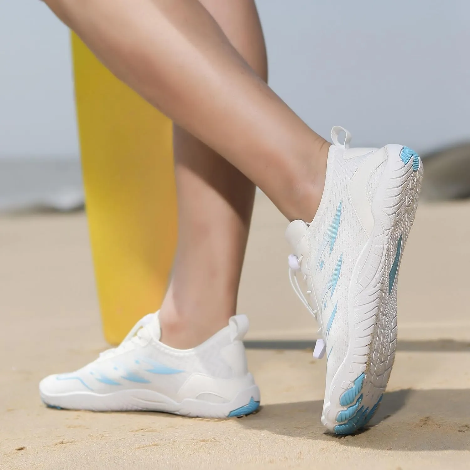 Hike Barefoot Water Shoes for Women Men Footwear Quick Dry Wide Toe Box Pro Beach Swim Athletic Sports Shoes Non-Slip Aqua Shoe Pool Hiking Walking Diving Surfing Breathable Hiking Footwear
