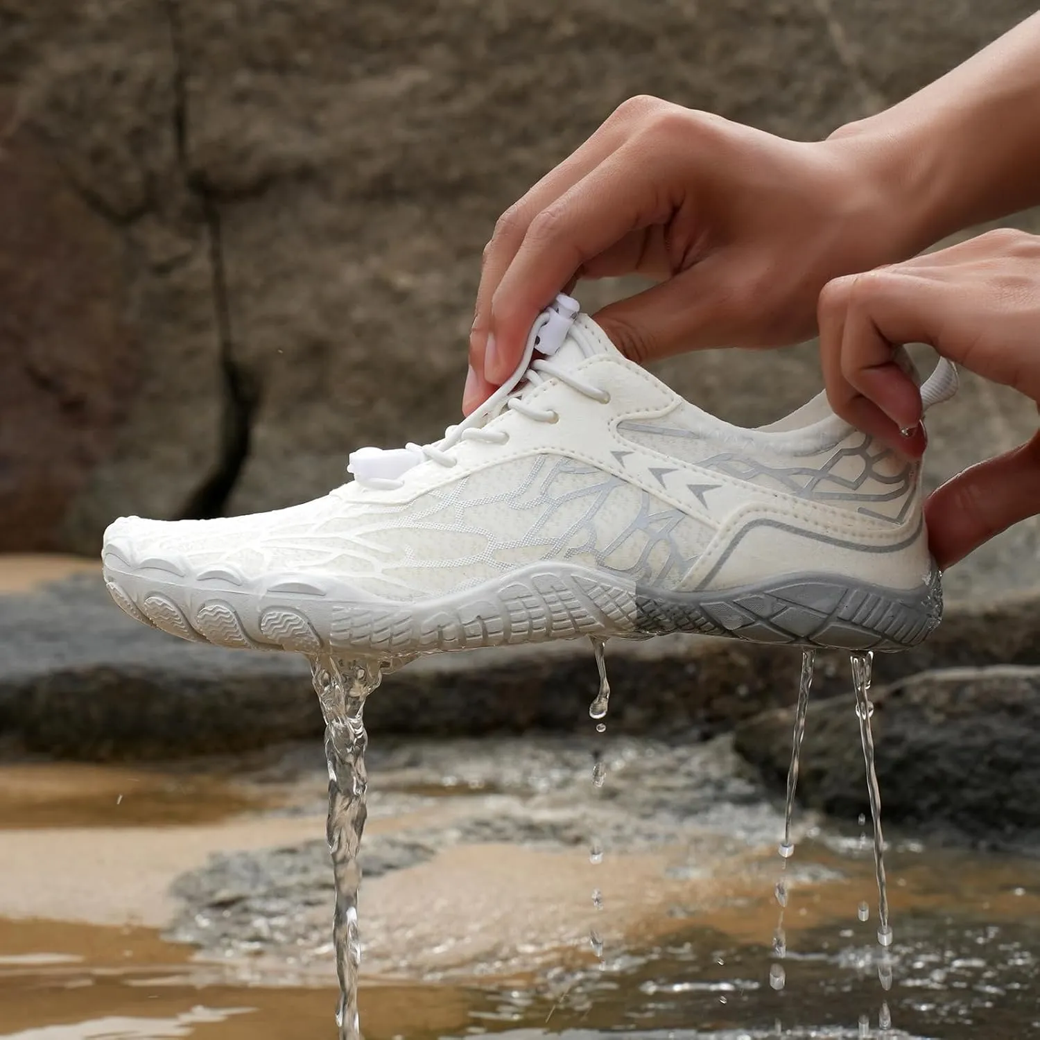 Hike Pro Footwear Barefoot Shoes Women Men Wide Toe Box Pro Footwear Barefoot Shoes for Women Men Breathable Non-Slip Athletic Walking Hiking Unisex