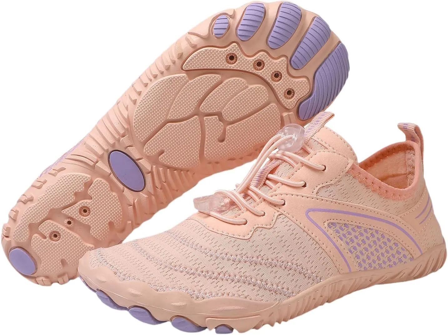 Hiking Barefoot Shoes Women Wide Toe Box Grounded Footwear for Women Healthy & Non-Slip Barefoot Shoes Breathable Zero Drop Shoe Comfortable Casual Sneakers Walking, Running, Pool Swim Shoe Quick Dry