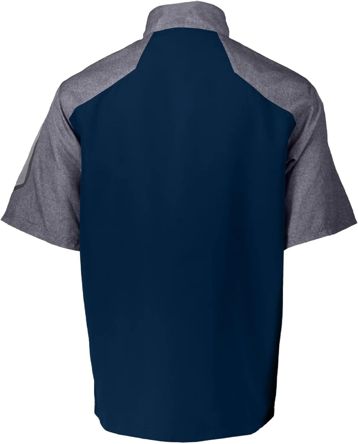 Holloway Raider Pullover Cage Jacket - Weather-Resistant Quarter Zip Athletic Wear with Sleeve Pocket