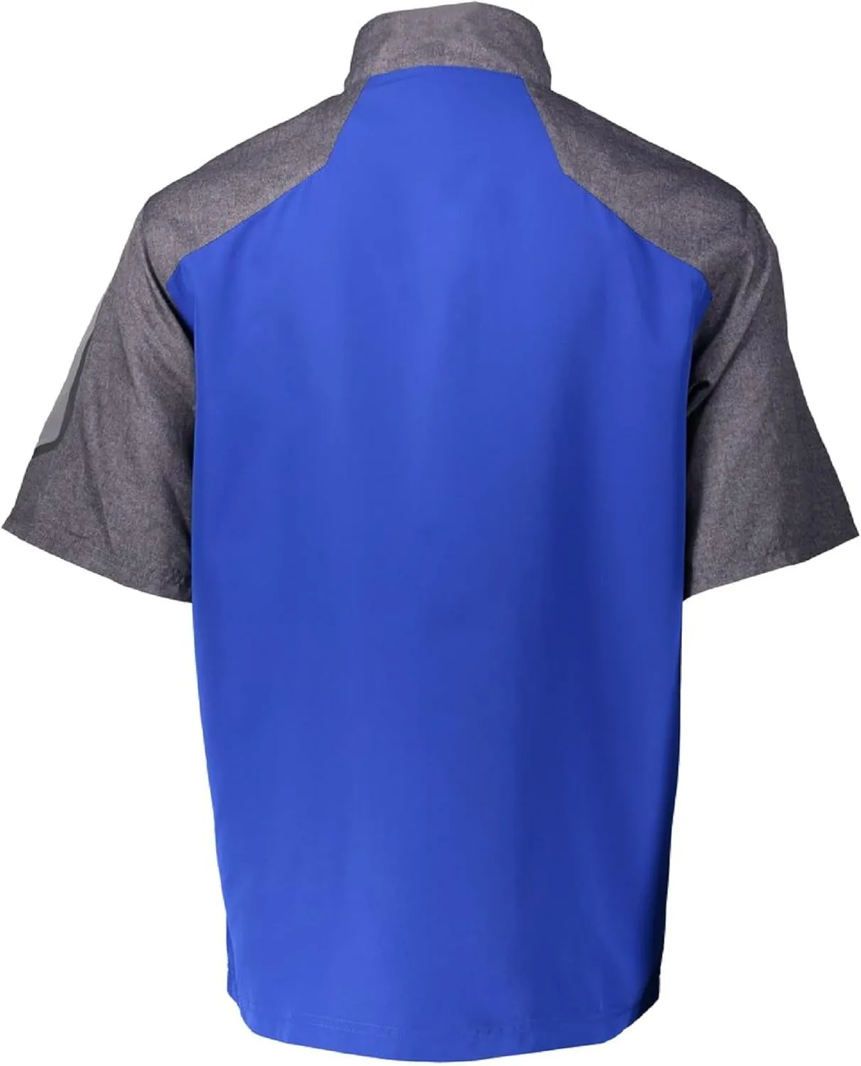 Holloway Raider Pullover Cage Jacket - Weather-Resistant Quarter Zip Athletic Wear with Sleeve Pocket