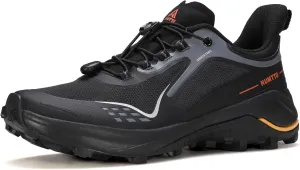 HUMTTO Men's Trail Running Shoes Quick Laces Cross Training Shoes Comfortable Breathable Anti Slip Walking Outdoors Athletic Sneakers