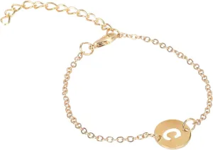 Initial Bracelets for Women - Personalized Gold Bracelets for Women Teen Girls Initial Pearl Bracelets for Girls Gifts Disc Monogram Bracelets Gold Jewelry for Women Teen Girl Gifts
