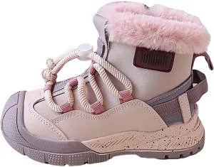 Kids Water Resistan Hiking Boots Boys Girls Anti Collision Anti-Ski Athletic Outdoor Adventur Trkking Shoes