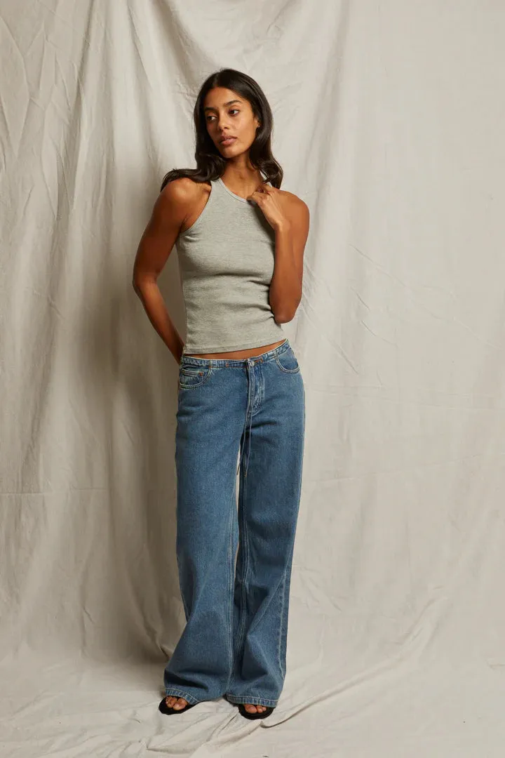 Kravitz fine rib tank | pefectwhitetee