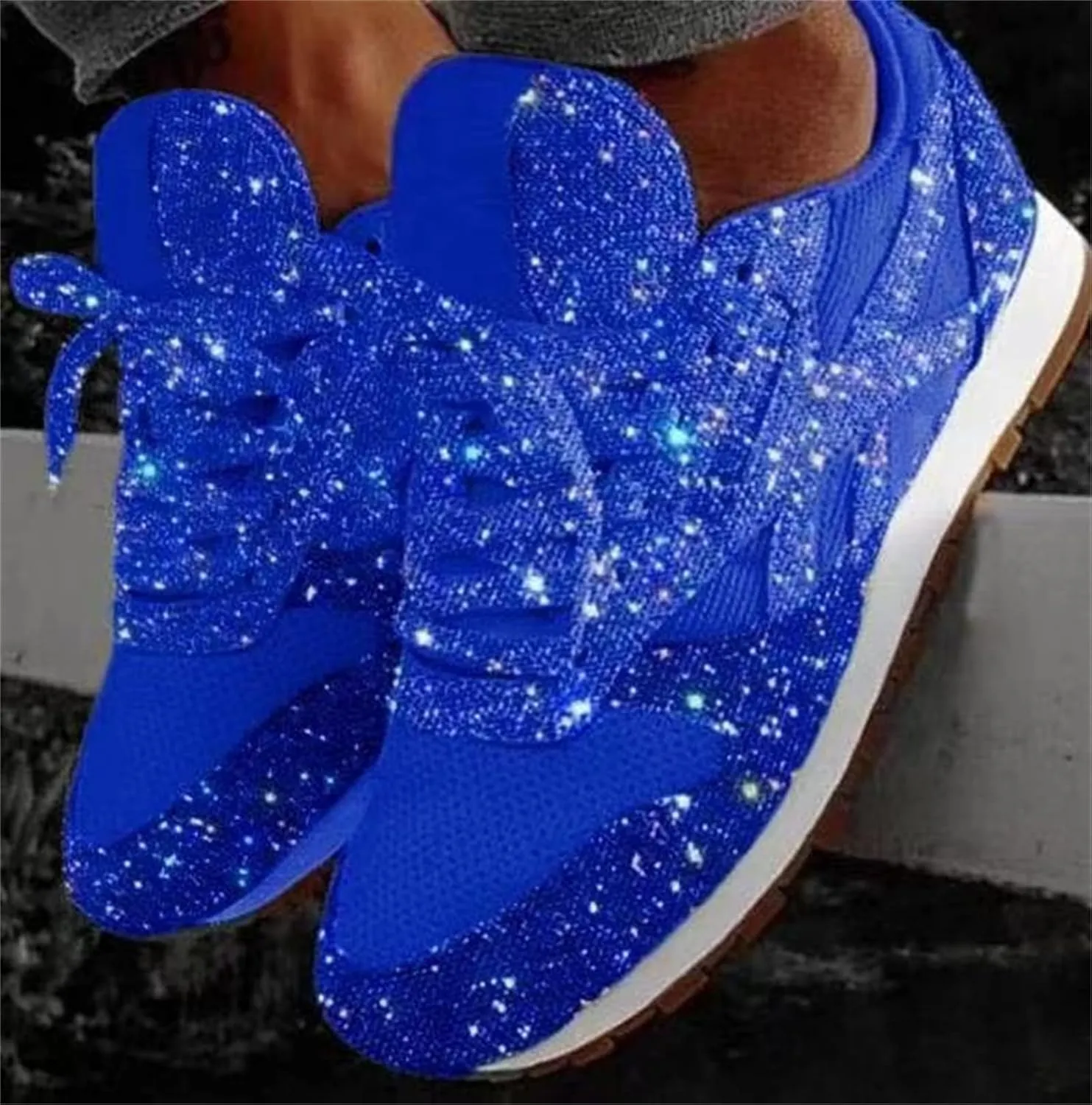 Ladmiple Shoes For Women Sneakers Slip Ons Walking Shoes Comfy Running Tennis Shoes Slip On Fashion Platform Sneakers