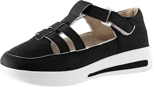 Ladmiple Shoes For Women Sneakers Slip Ons Walking Shoes Fashion Casual Athletic Non Slip Platform Tennis Running Shoes