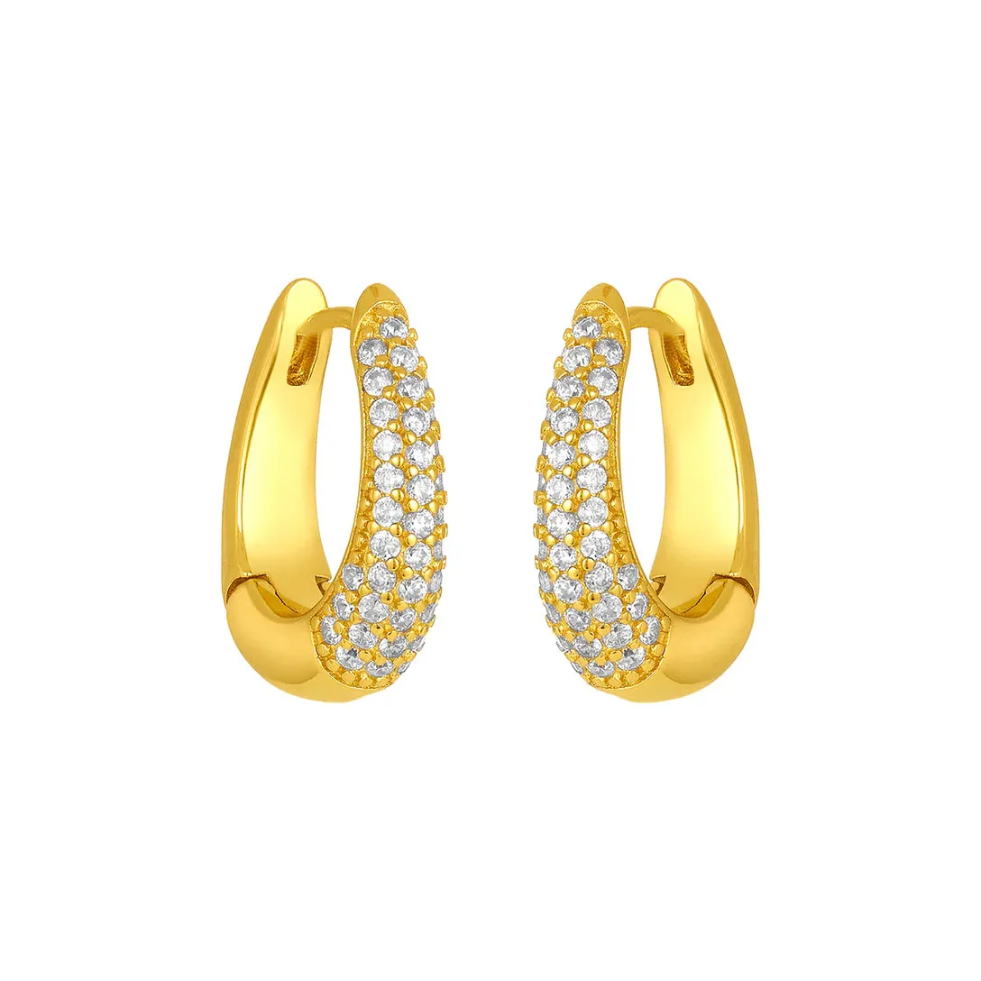 Lana CZ Hoops