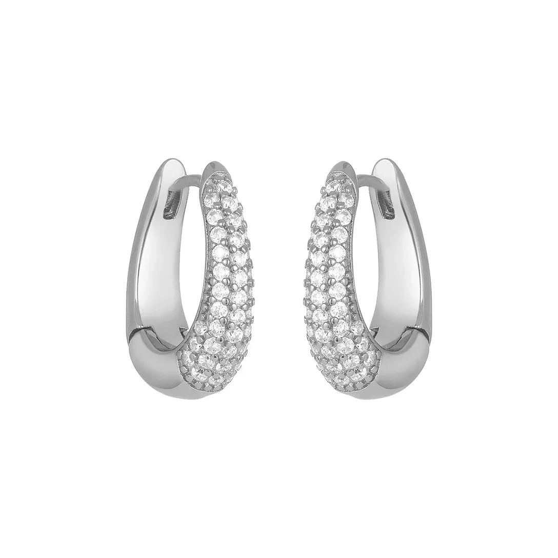 Lana CZ Hoops