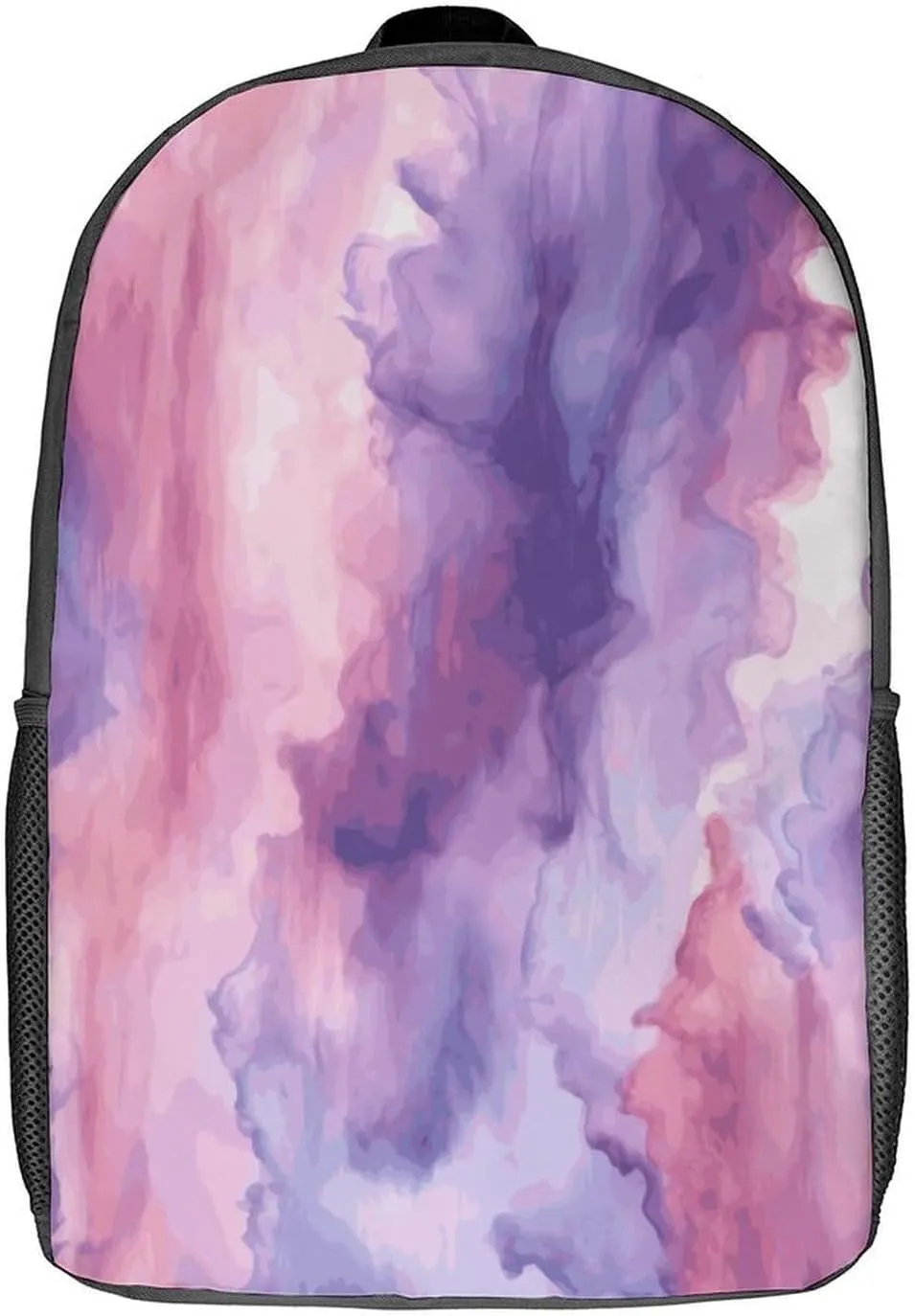Laptop Backpack Casual Daypack Waterproof Abstract Watercolor Purple Computer Bag Business Work Bag for Travel