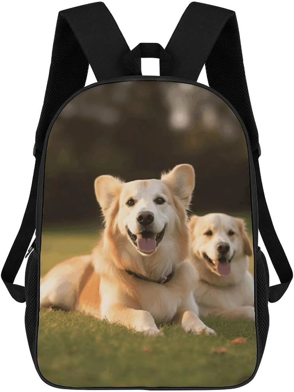 Laptop Backpack Casual Daypack Waterproof Dog on The Lawn Computer Bag Business Work Bag for Travel