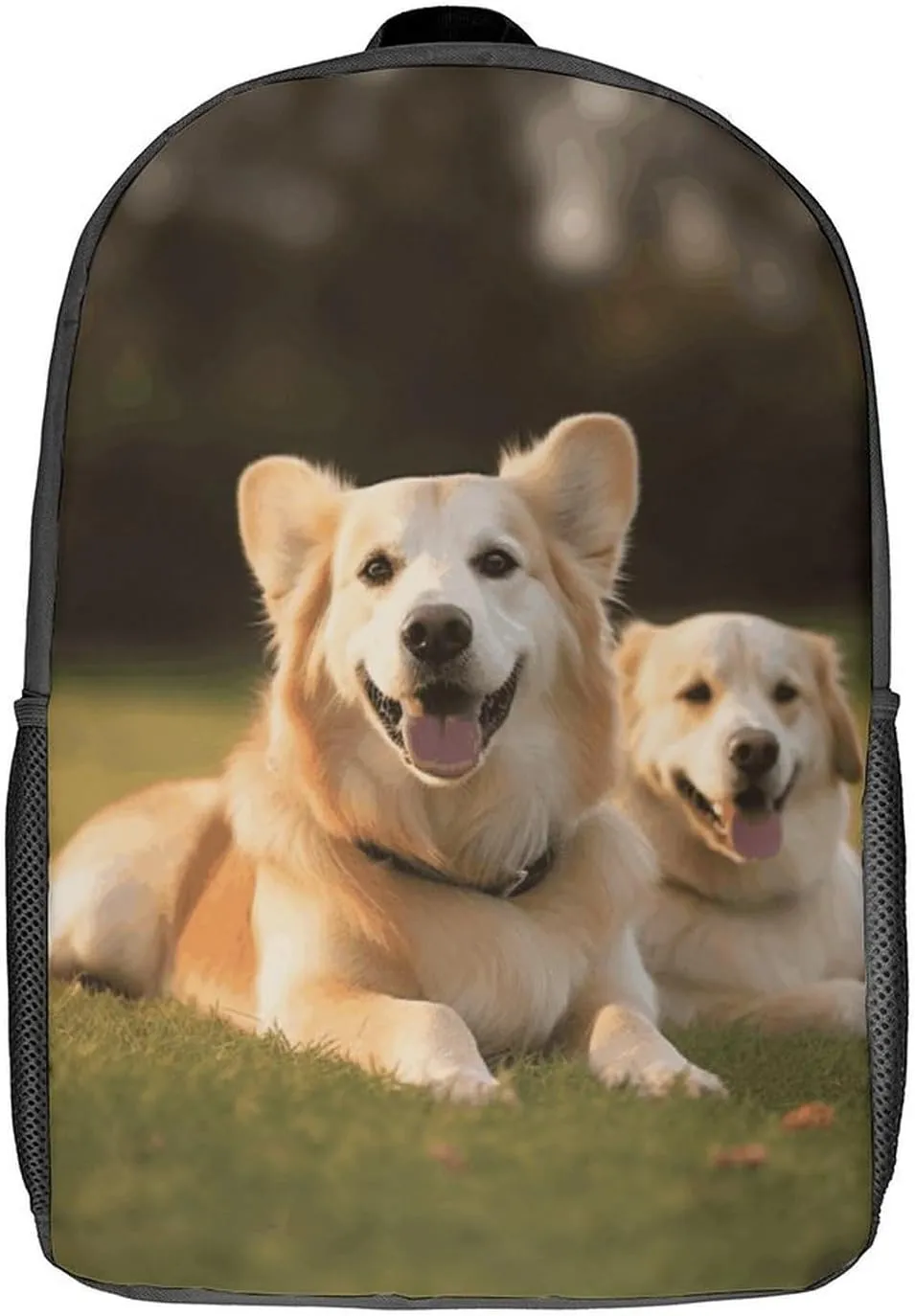 Laptop Backpack Casual Daypack Waterproof Dog on The Lawn Computer Bag Business Work Bag for Travel