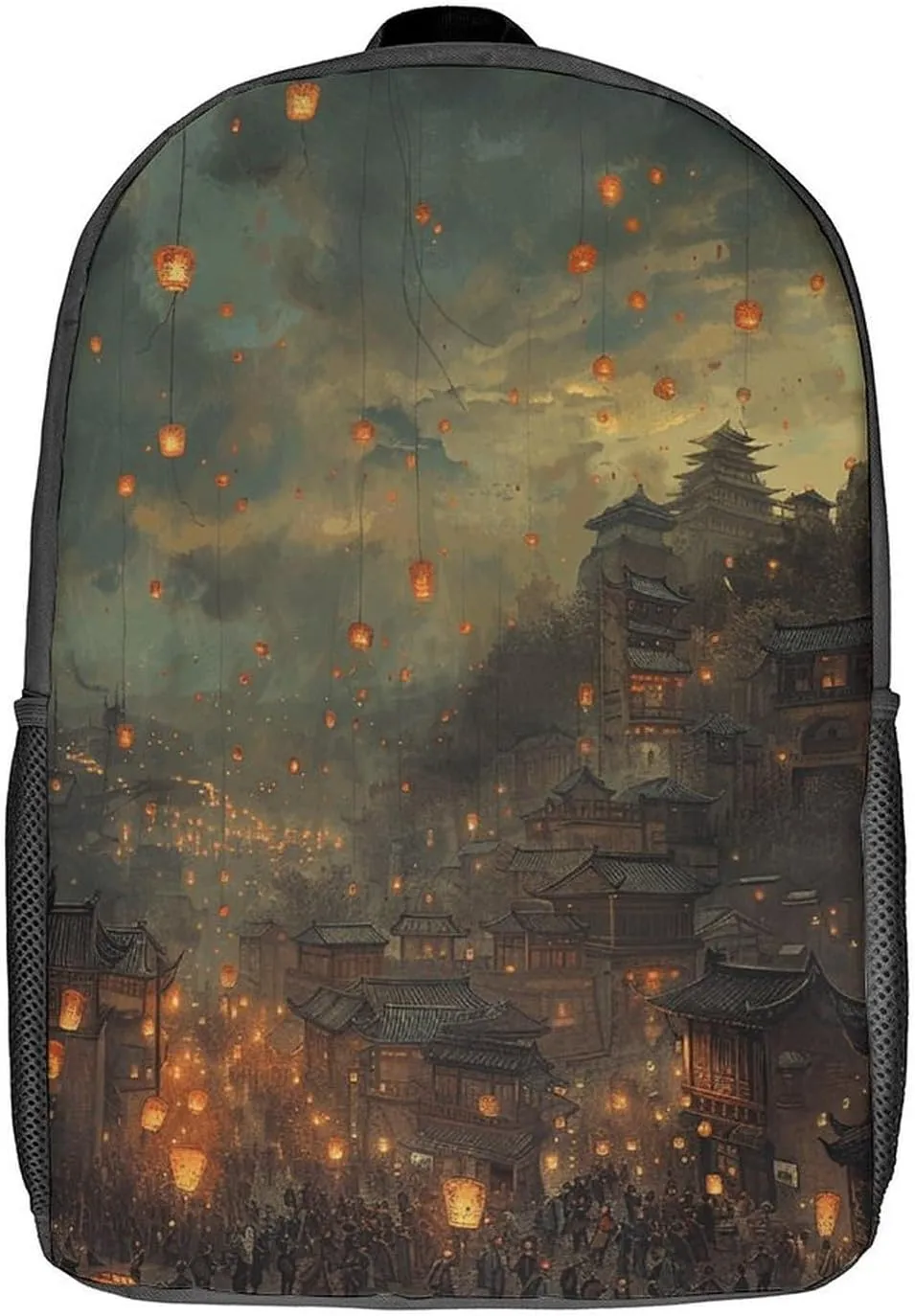 Laptop Backpack Casual Daypack Waterproof Lanterns Are Flying Computer Bag Business Work Bag for Travel