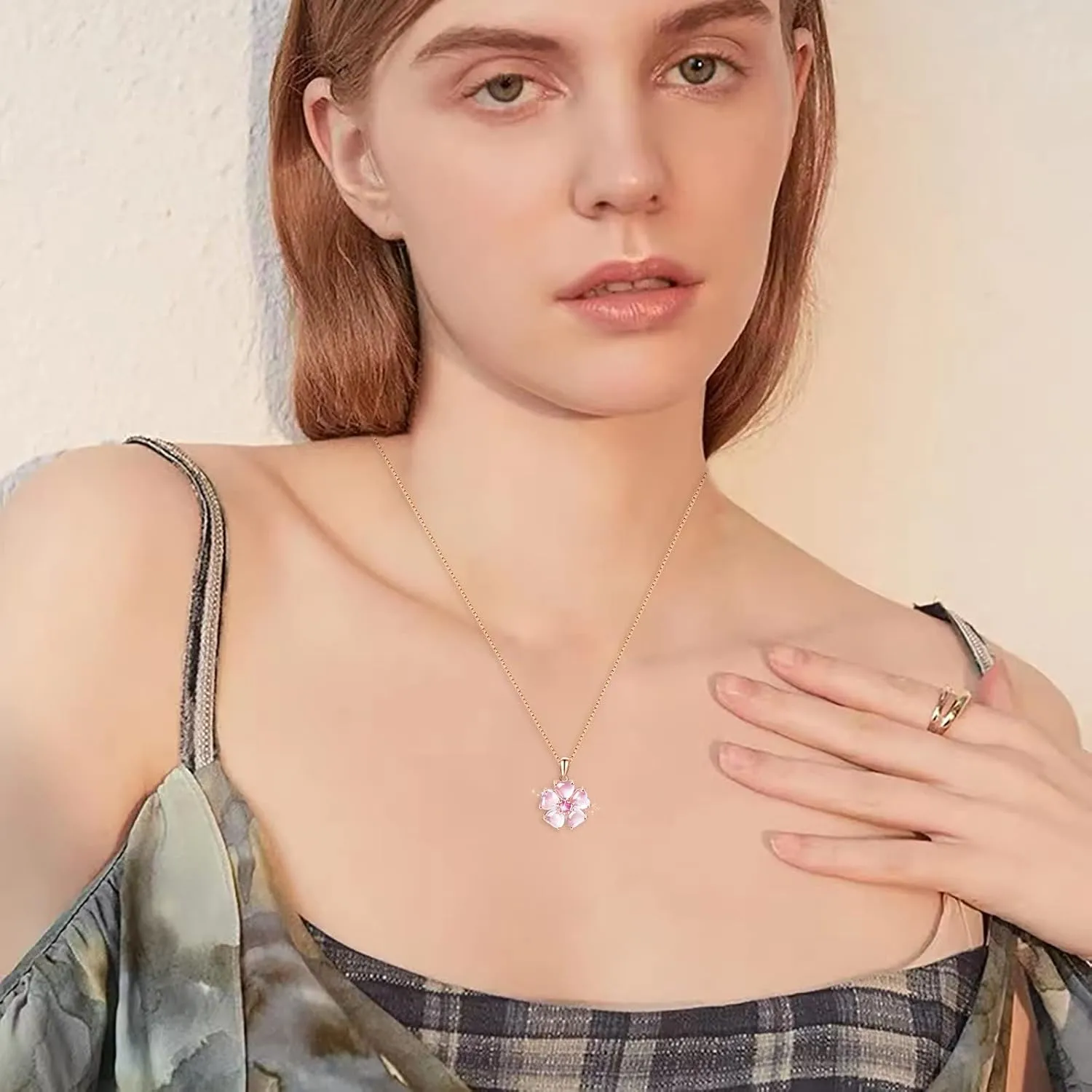 Layered Necklaces for Women Trendy Valentine's Day Gifts Heart Pendant Cubic Zirconia Necklace Handmade Cute Letter Initial Necklaces Womens 925 Sterling Silver Necklace Dainty Gold Necklace