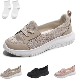 LELEBEAR Kotsas Orthopedic Shoes for Women, Walkclouds Orthopedic Women Shoes, Breathable Slip on Arch Support Shoes