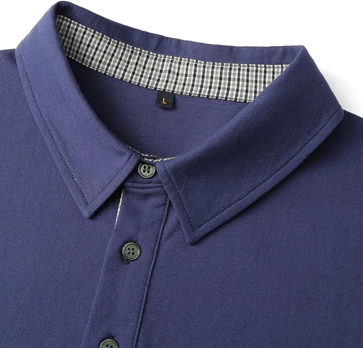 LIUPMWE Mens Polo Shirts Short Sleeve Shirts for Men Casual Cotton Collared T Shirt Golf Shirts Stylish Tops