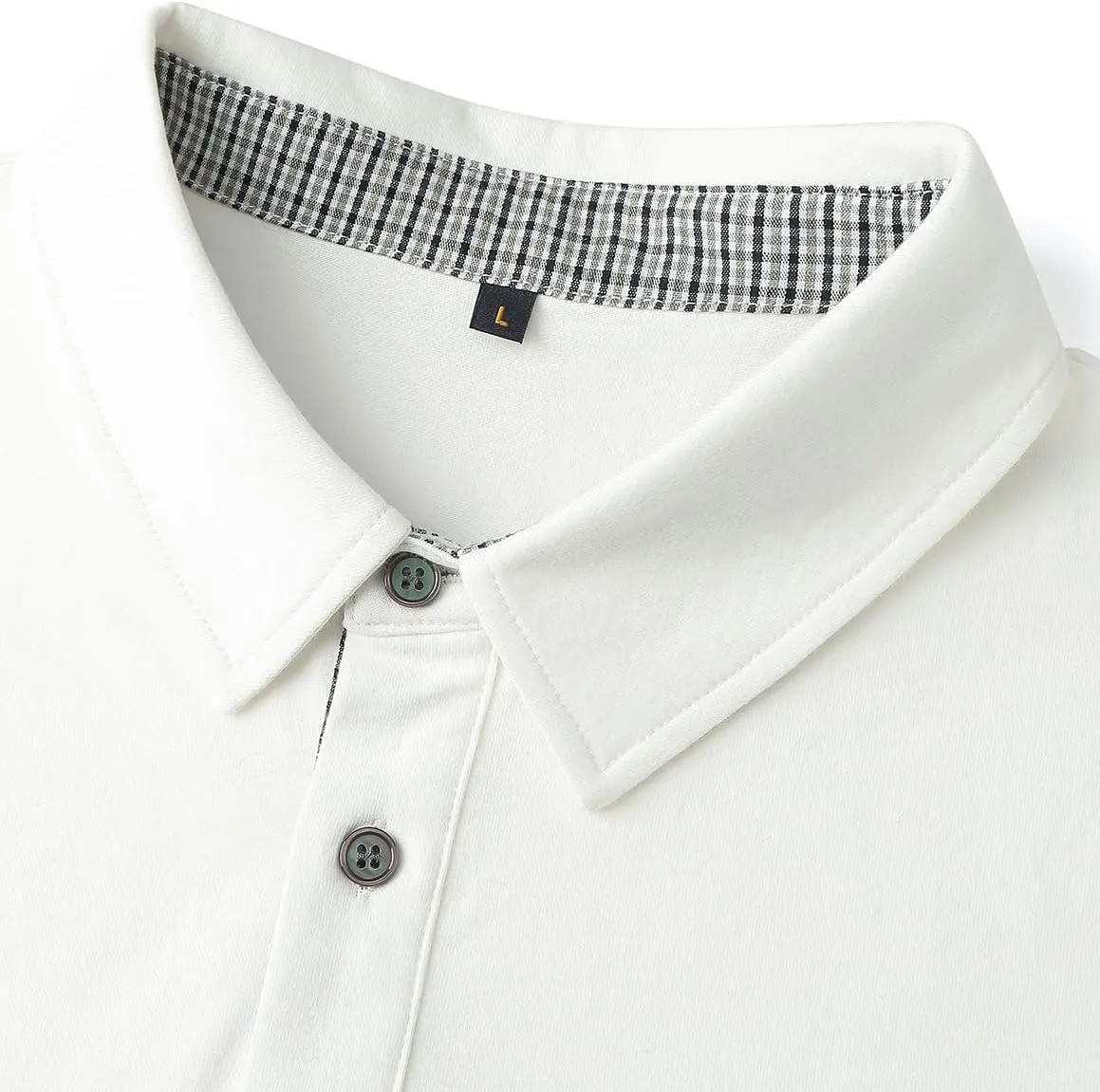 LIUPMWE Mens Polo Shirts Short Sleeve Shirts for Men Casual Cotton Collared T Shirt Golf Shirts Stylish Tops