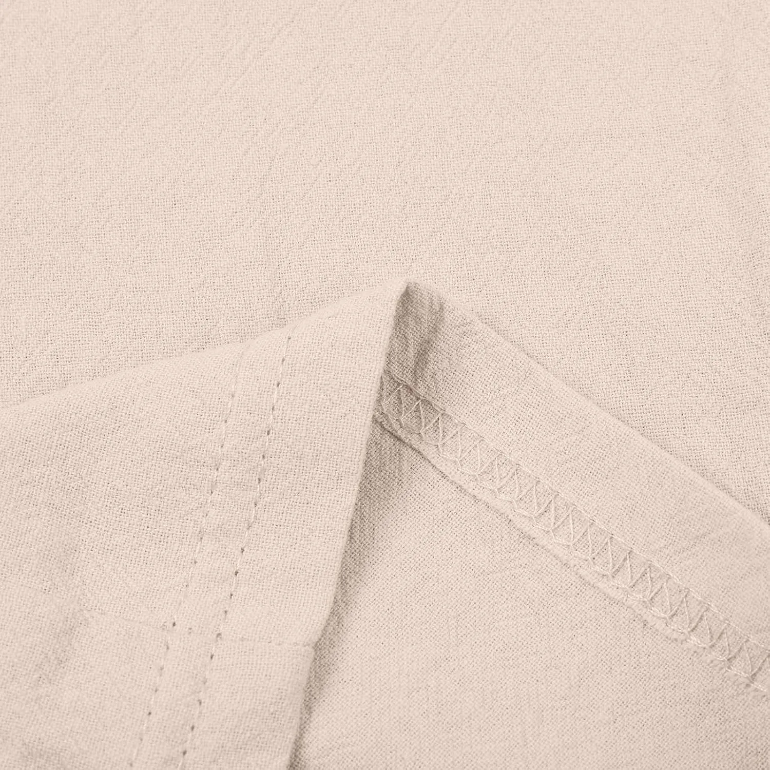 Lounge Pants for Men Relaxed Fit Elastic Waist Solid Summer Beach Pants Lightweight Comfy Breathable Cotton and Linen Pants
