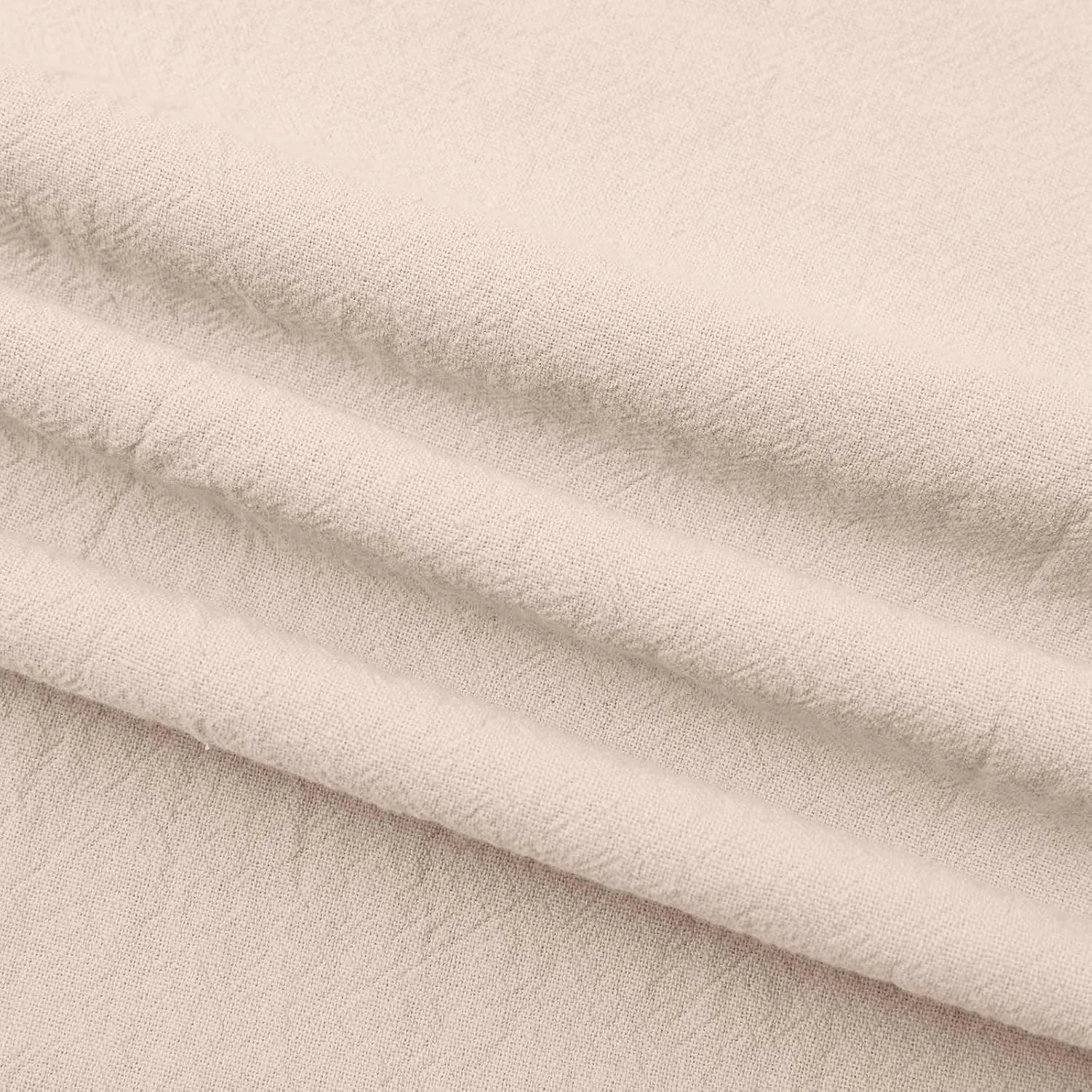 Lounge Pants for Men Relaxed Fit Elastic Waist Solid Summer Beach Pants Lightweight Comfy Breathable Cotton and Linen Pants