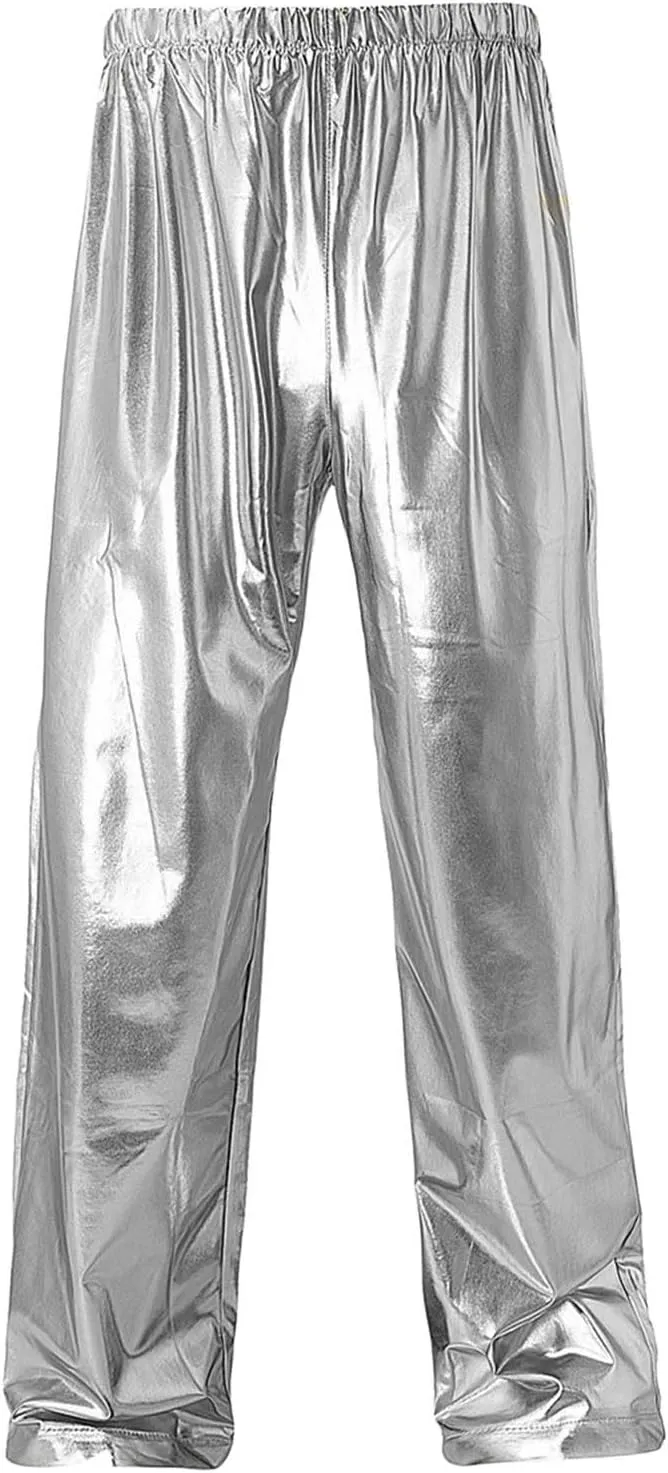 Mardi Gras Pants for Men Relaxed Fit Stretch Waist Reflective Pants Lightweight Comfy Casual Atheltic Joggers Streetwear