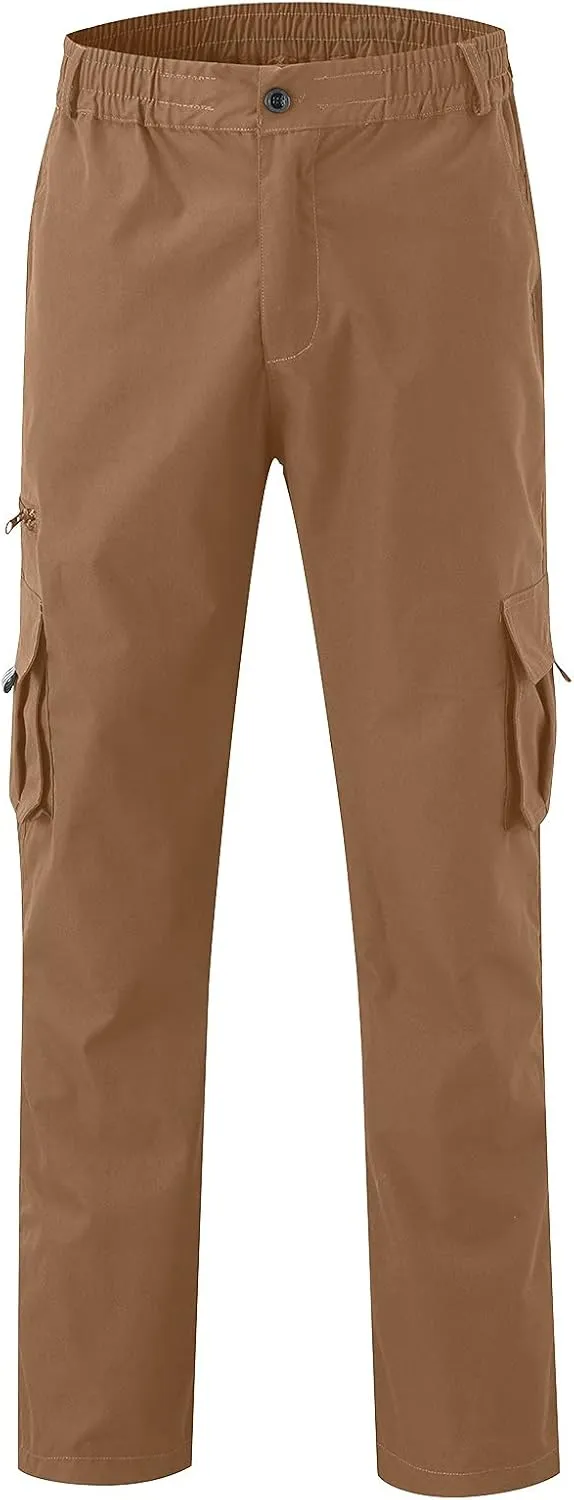 Men Jogging Bottoms Pants Casual Breathable Joggers Outdoor Sweatpants Elasticated Waist Cargo Pant