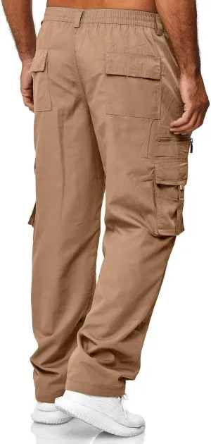 Men Jogging Bottoms Pants Casual Breathable Joggers Outdoor Sweatpants Elasticated Waist Cargo Pant