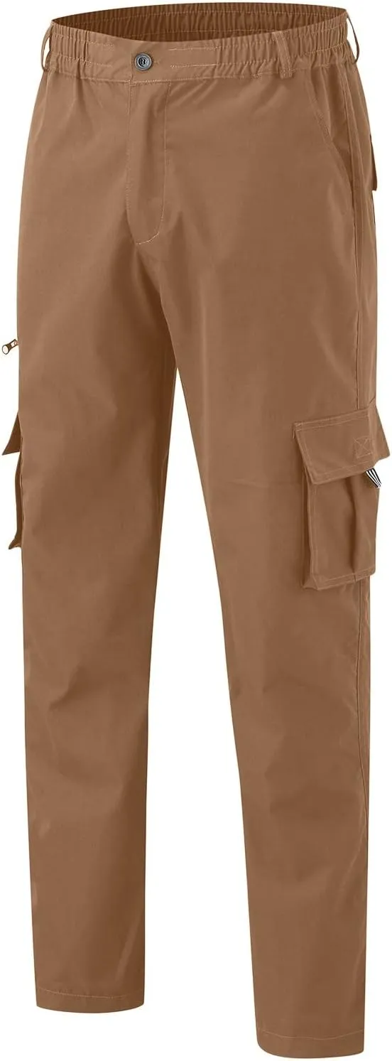 Men Jogging Bottoms Pants Casual Breathable Joggers Outdoor Sweatpants Elasticated Waist Cargo Pant