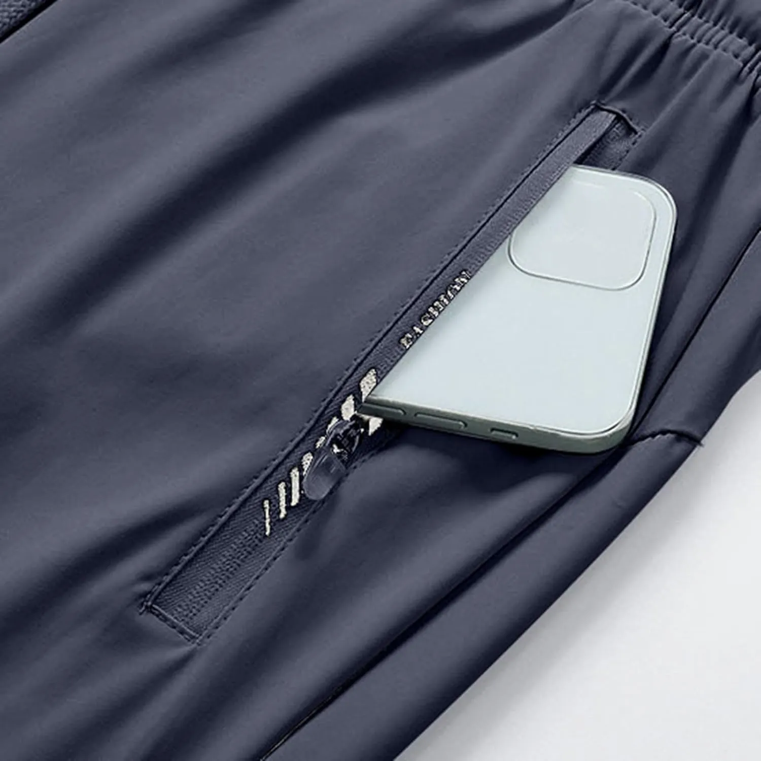 Mens Athletic Pants Relaxed Fit Stretch Waist Straight Leg Joggers Casual Plus Size Lightweight Hiking Jogging Trousers