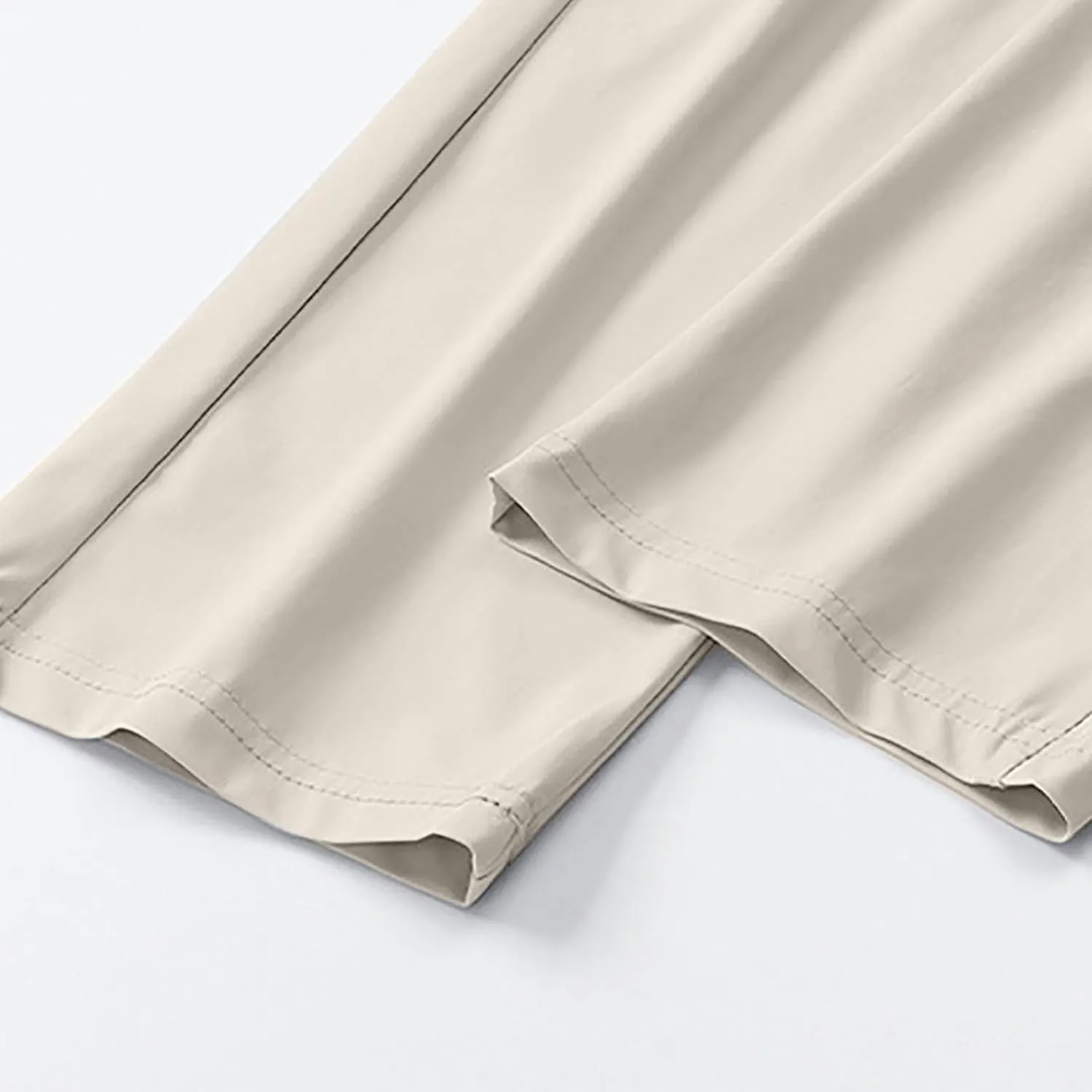Mens Athletic Pants Relaxed Fit Stretch Waist Straight Leg Joggers Casual Plus Size Lightweight Hiking Jogging Trousers