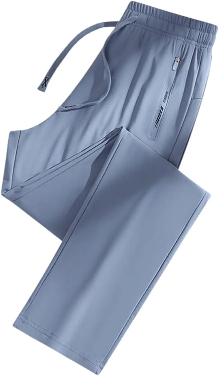 Mens Athletic Pants Relaxed Fit Stretch Waist Straight Leg Joggers Casual Plus Size Lightweight Hiking Jogging Trousers