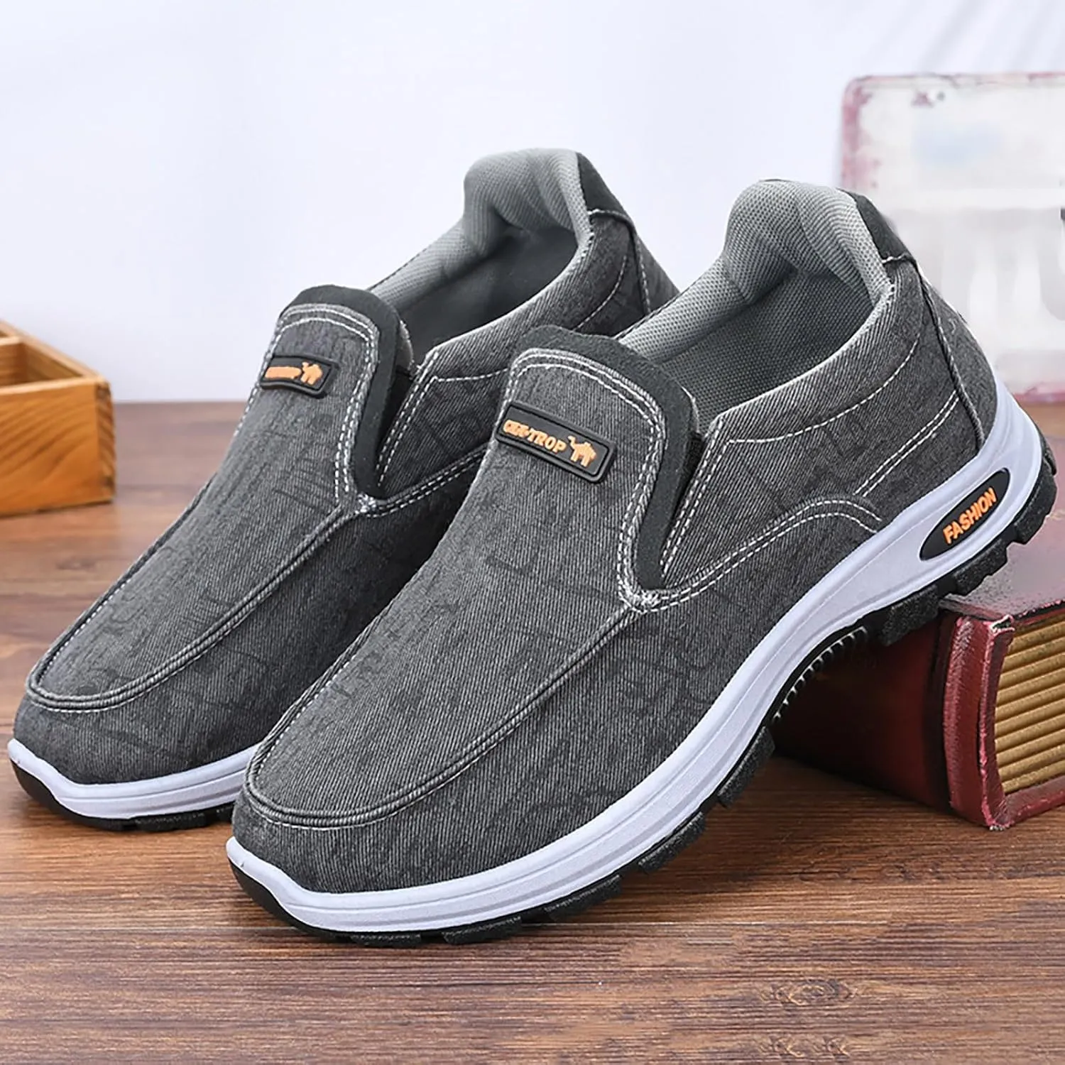 Mens Athletic Shoes Mens Tennis Shoes Tennis Shoe for Men Slip on Shoe for Men Athletic Gym Mesh Sneaker