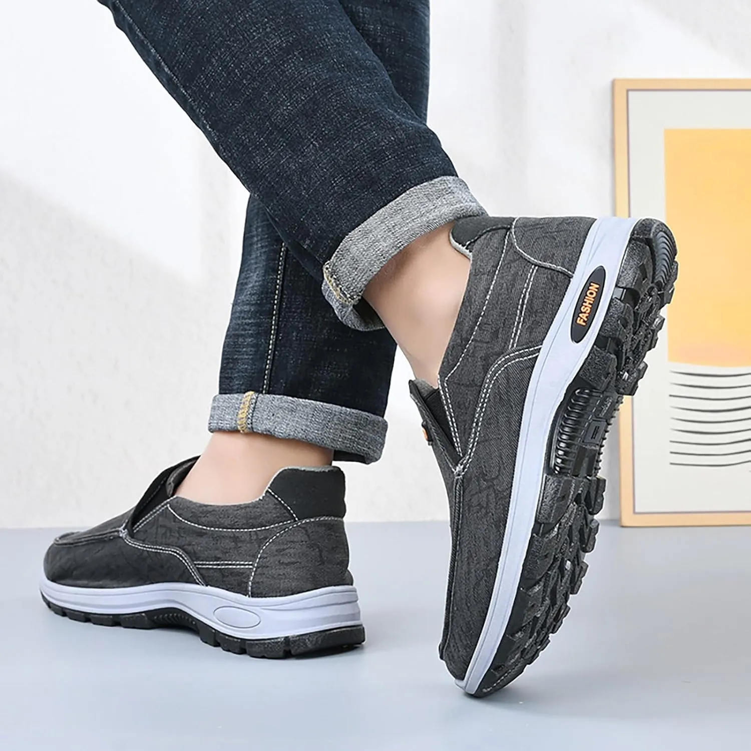 Mens Athletic Shoes Mens Tennis Shoes Tennis Shoe for Men Slip on Shoe for Men Athletic Gym Mesh Sneaker